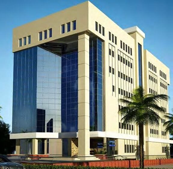 Building exterior, Plot 233 — Mediterranean Contracting HQ